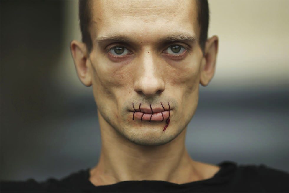 La protesta silenciosa de Piotr Pavlensky