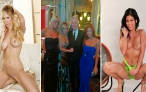 Bill Clinton y sus nuevas becarias en Mónaco
