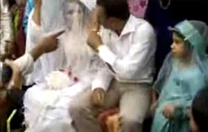 Brutal ceremonia nupcial en Irán