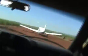 Y así, señores, es como se detiene un avión
