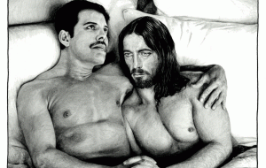Jesucristo y Freddie Mercury, un matrimonio feliz
