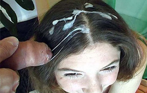 Sexo oral y corridas en la cara