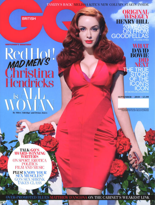Christina Hendricks en GQ