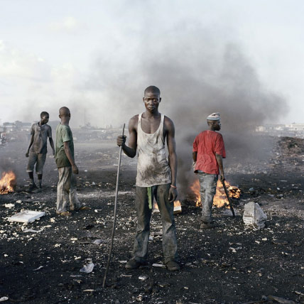 Vertedero tecnológico en Ghana