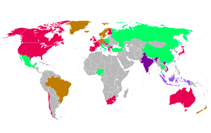 Mapa mundial del desvirgamiento