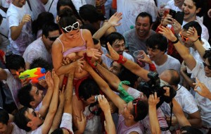San Fermín violento