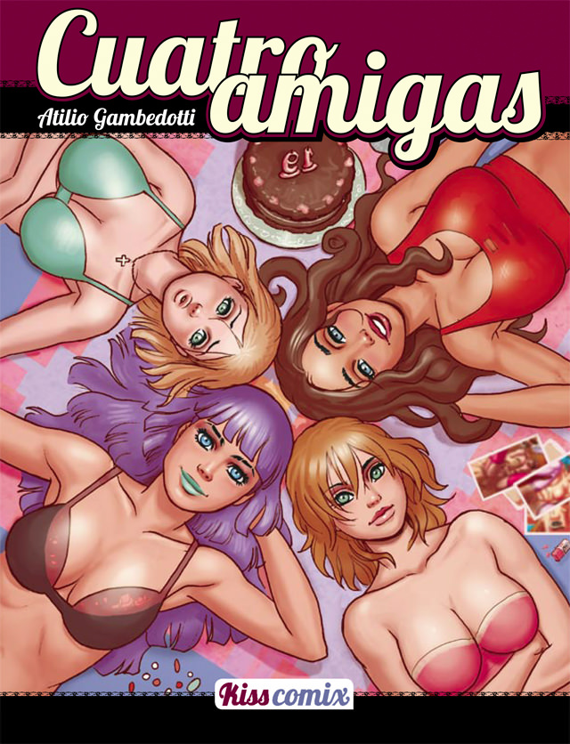 Cuatro amigas Kiss Comix