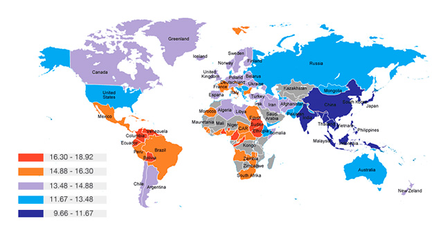 mapa mundial tamaño penes