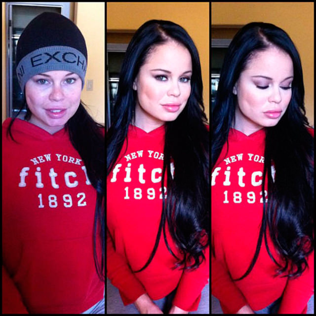 Nikki Delano sin maquillaje