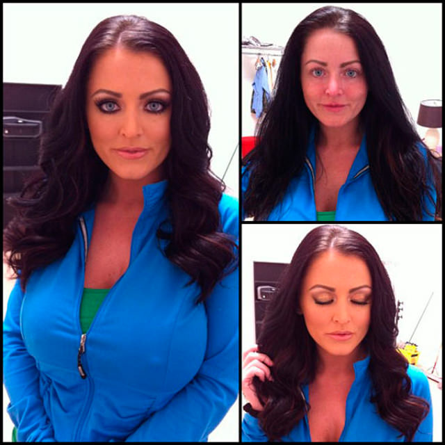 Sophie Dee sin maquillaje