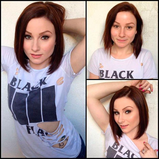 Veruca James sin maquillaje